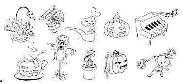 吃瓜群众图形创意图片,趣味图形中的社会百态缩影